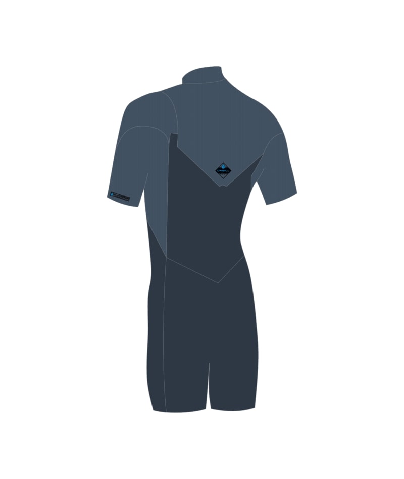 Oneill Hyperfreak - Herren 2mm Chest Zip Short Sleeve Springsuit