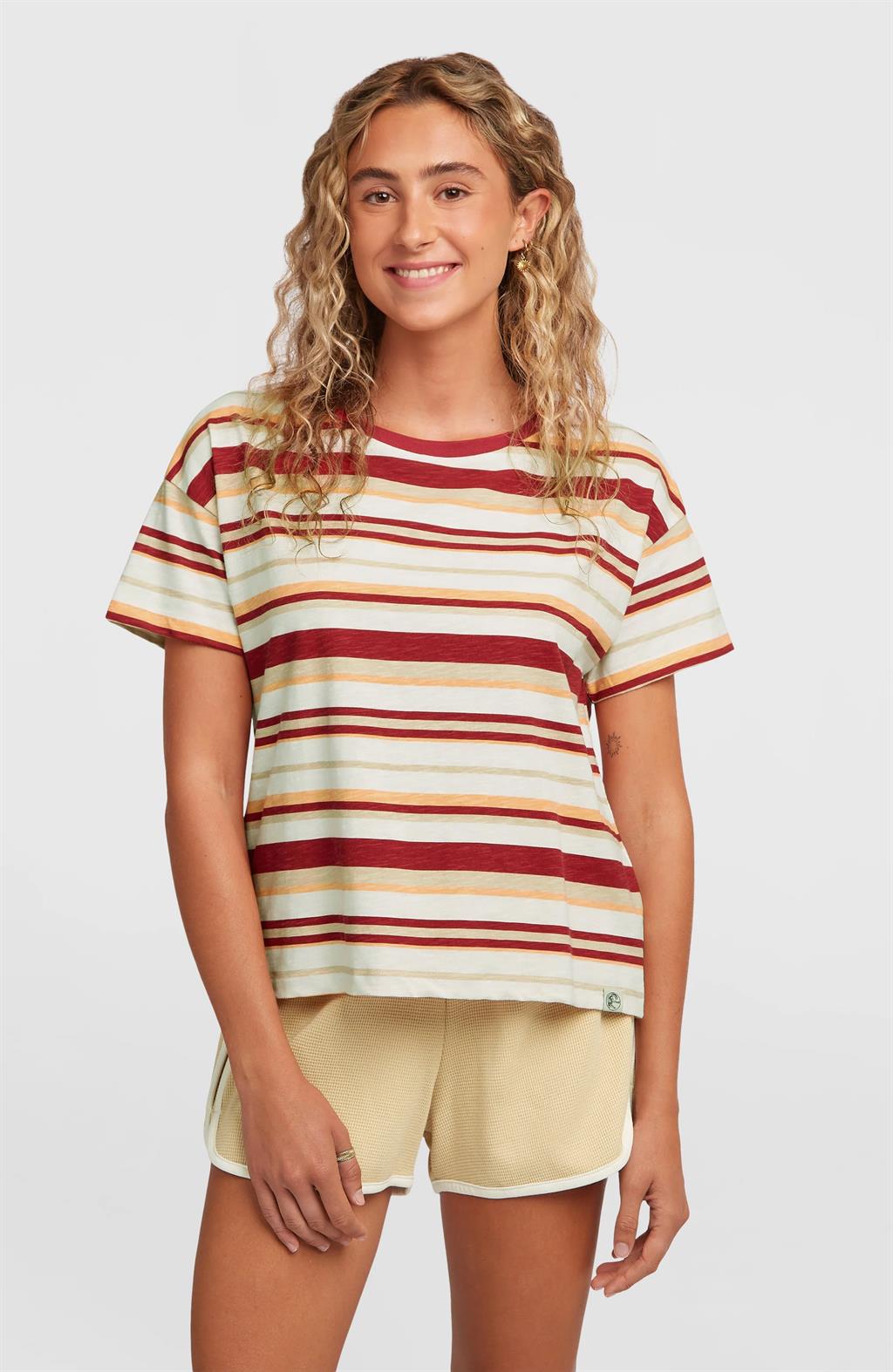 ONeill O'Riginals Boxy Stripe T-shirt for Women