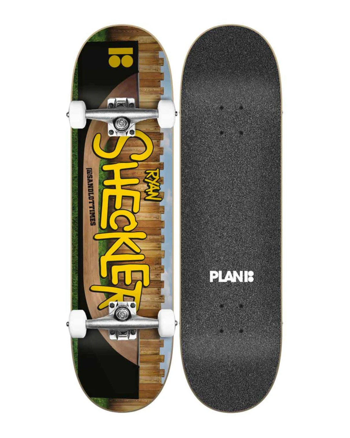 Plan B Sheckler Sandlot 8.0" Skateboard Complete