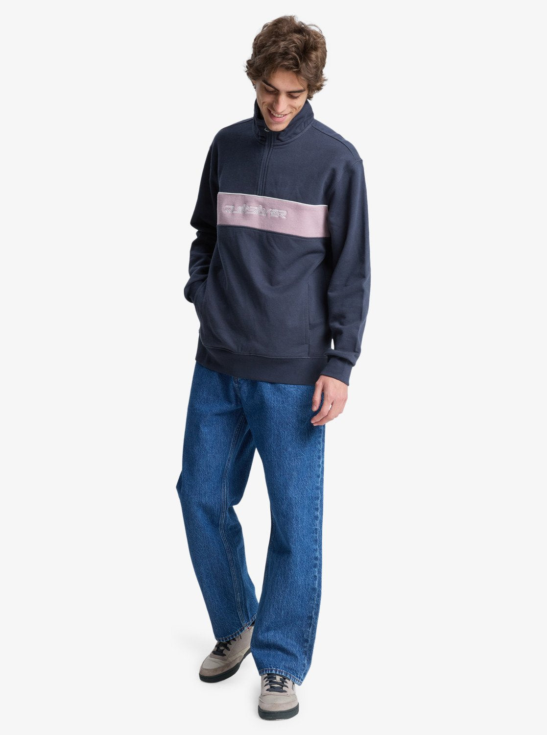Quiksilver 1/4 Zipper - Fleece mit Viertelreißverschluss für Männer