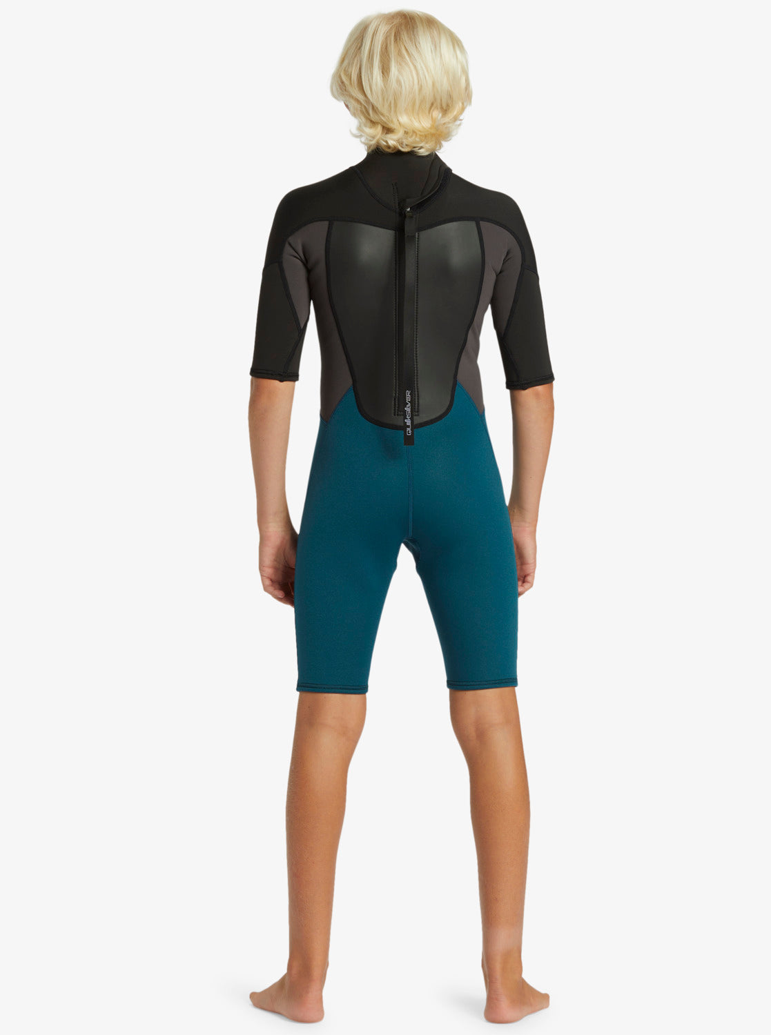 2/2 mm Everyday Sessions - Springsuit met korte mouwen en rits aan de achterkant voor jongens