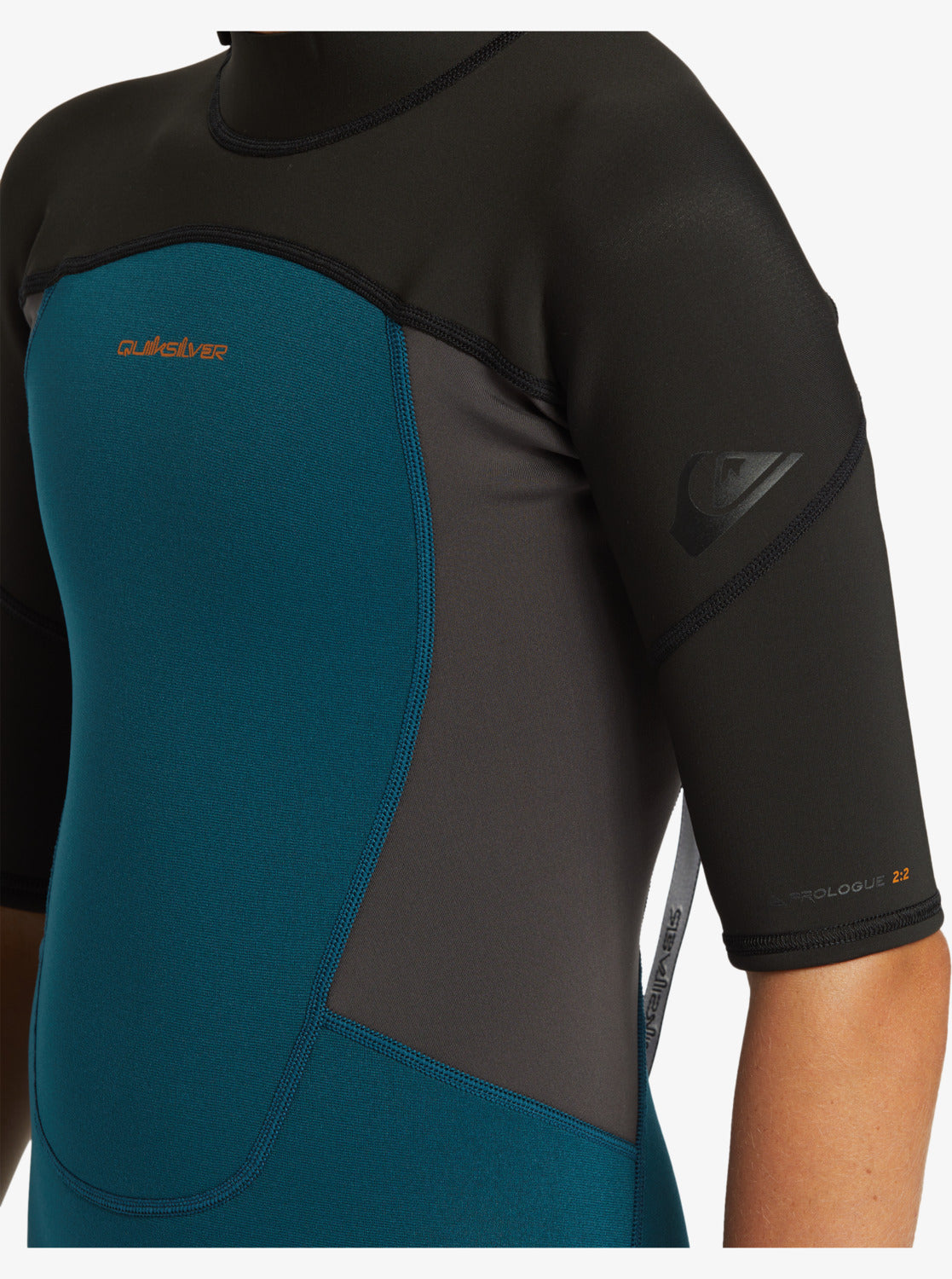 2/2 mm Everyday Sessions - Springsuit met korte mouwen en rits aan de achterkant voor jongens