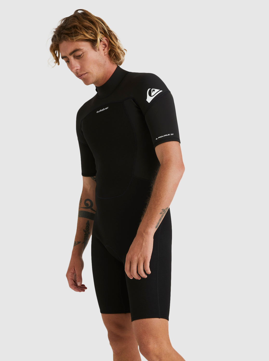 2/2 mm Prologue - Springsuit met korte mouwen en rits aan de achterkant voor heren
