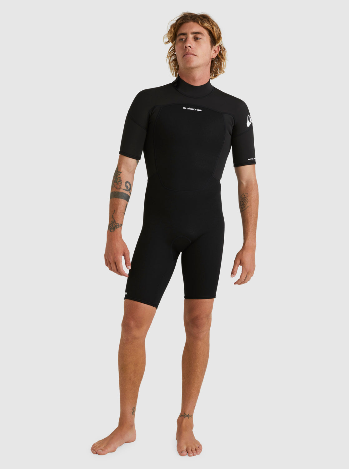 2/2 mm Prologue - Springsuit met korte mouwen en rits aan de achterkant voor heren