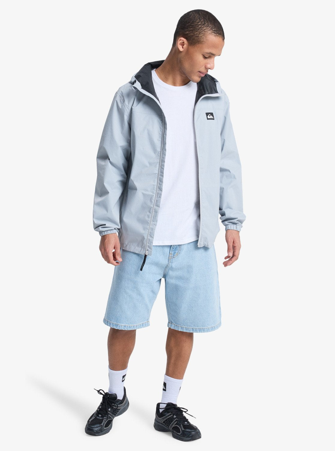 Quiksilver Over Tape - Mens Surf Lifestyle Windbreaker Jacket