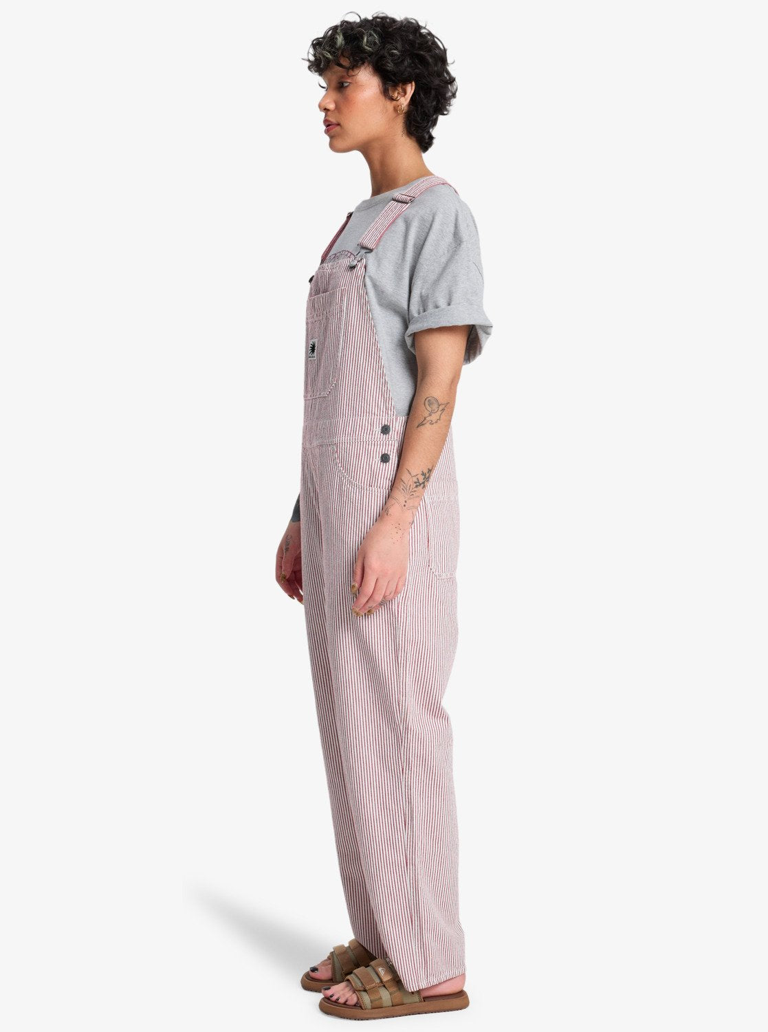 Quiksilver Angua Stripes - Womens Surf Lifestyle Dungaree