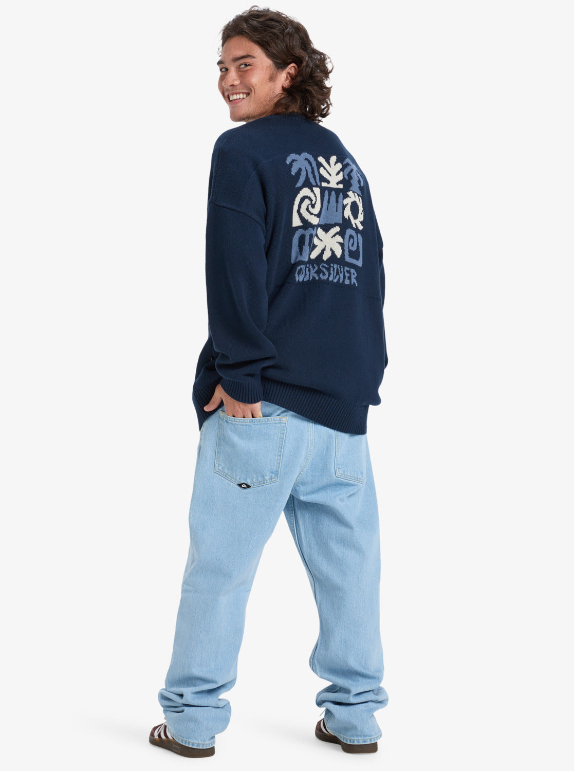 Quiksilver Devils Jacquard Logo - Rundhalspullover für Männer