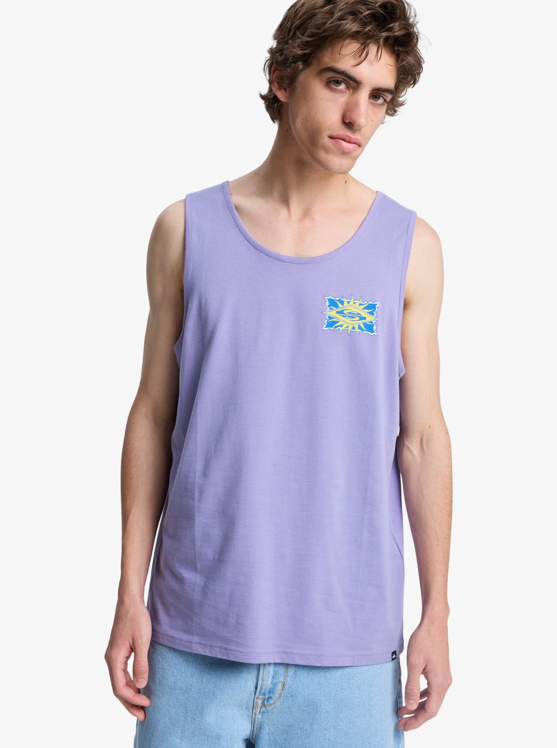Ev Starfish Stamp Tank - Heren Surf Lifestyle Tank Top