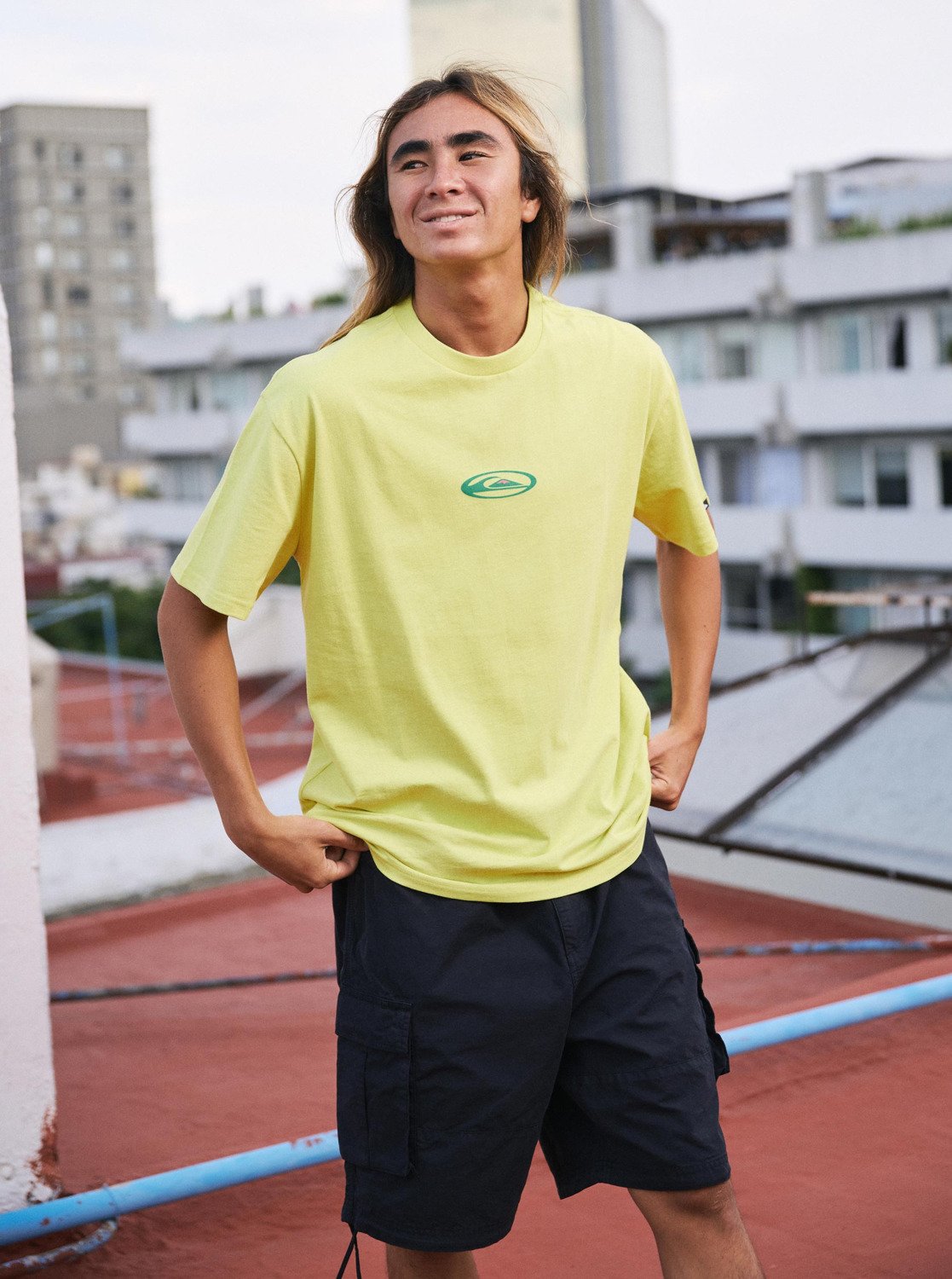 Flowers Surfing - Heren Surf Lifestyle Korte Mouwen T-shirt