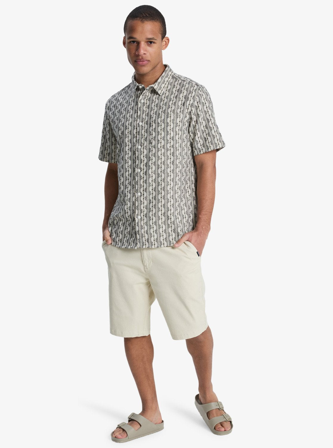 Horizons - Heren Surf Lifestyle Korte Mouwen Shirt
