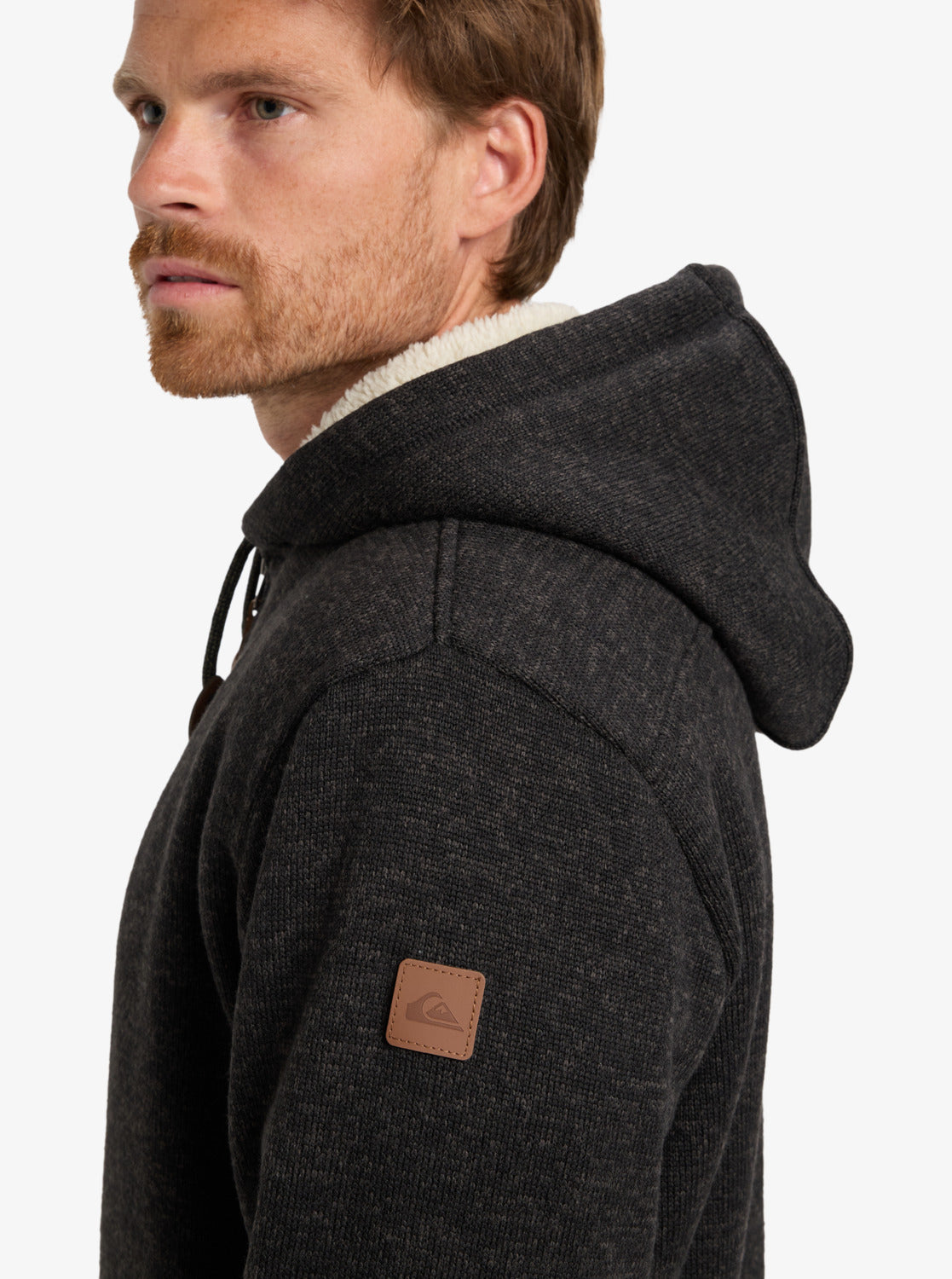 Quiksilver Keller Sherpa - Full Zip Sherpa Hoodie for Men