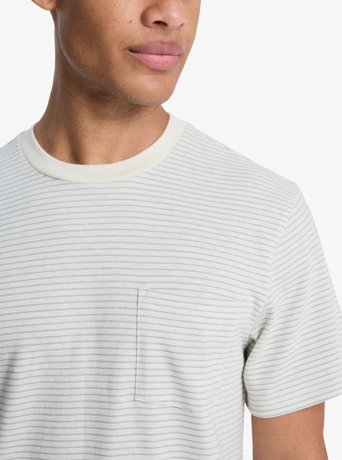 Lopaz Striped - Heren Surf Lifestyle Korte Mouwen T-shirt