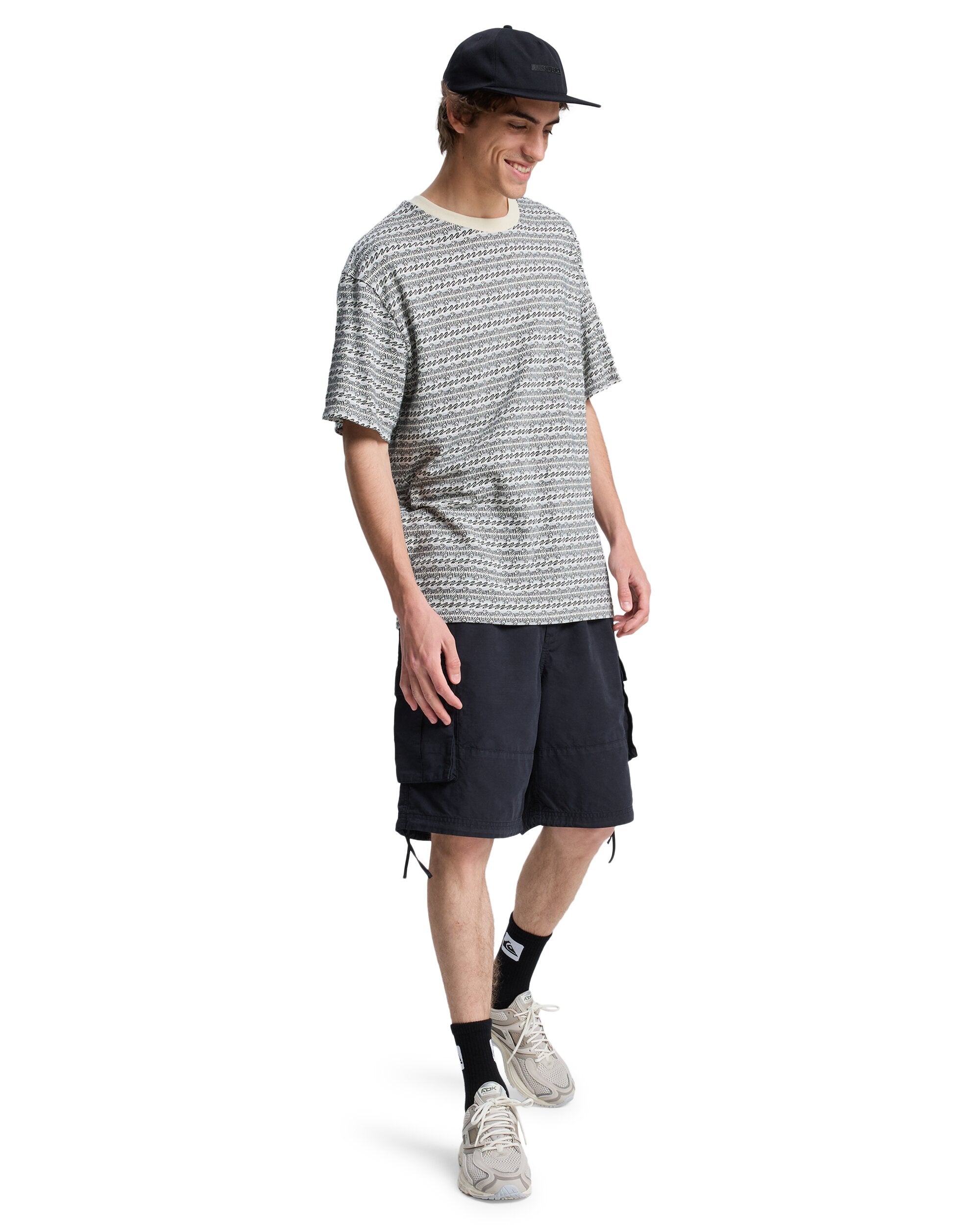 Quiksilver Okano Jacquard - Herren Surf Lifestyle kurzärmeliges T-shirt