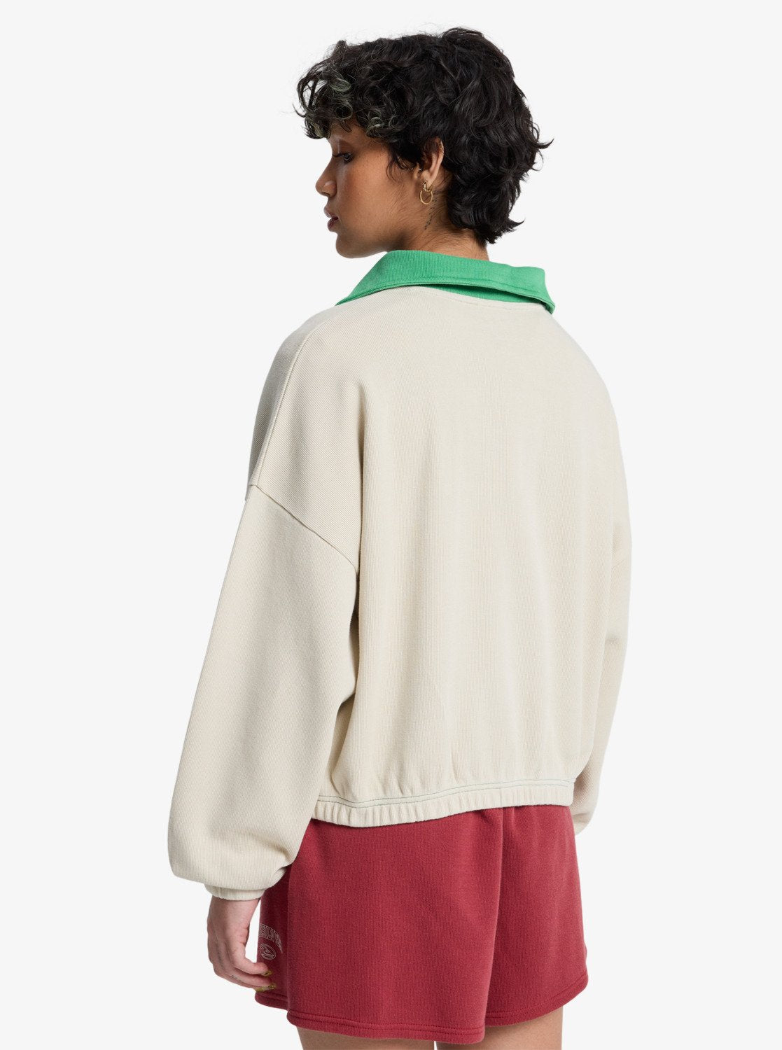 Paz - Dames Surf Lifestyle Half Zip Fleece Sweater