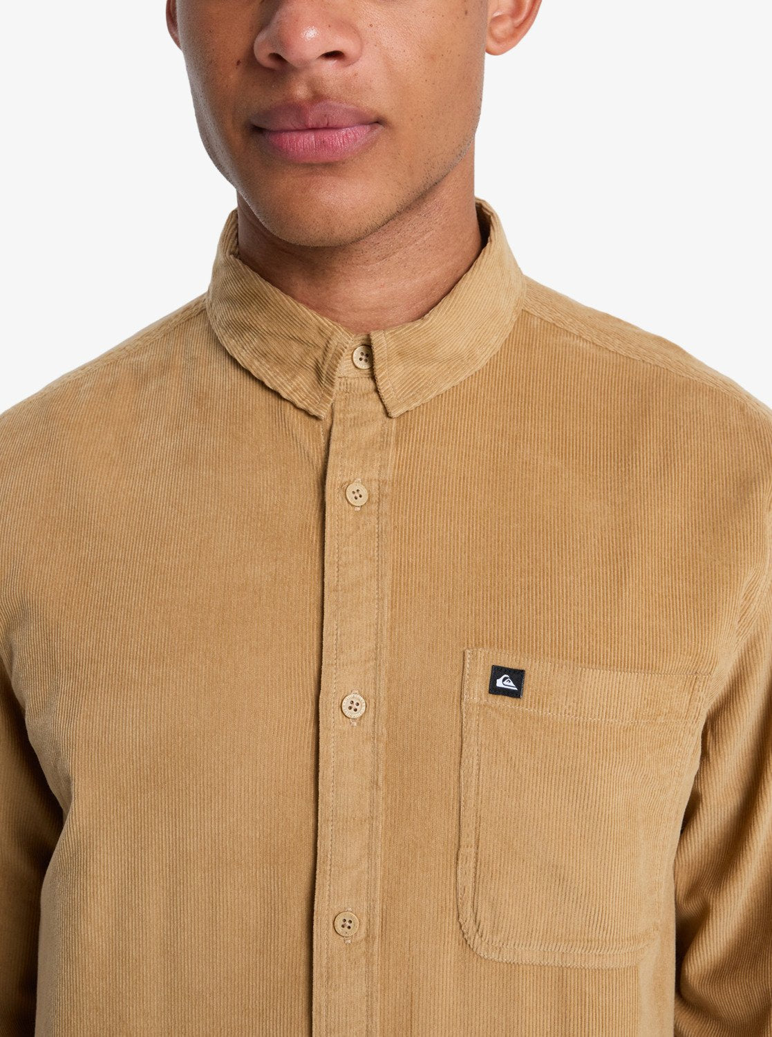 Quiksilver Smoke Trail - Herren Surf Lifestyle Corduroy Long Sleeve Shirt