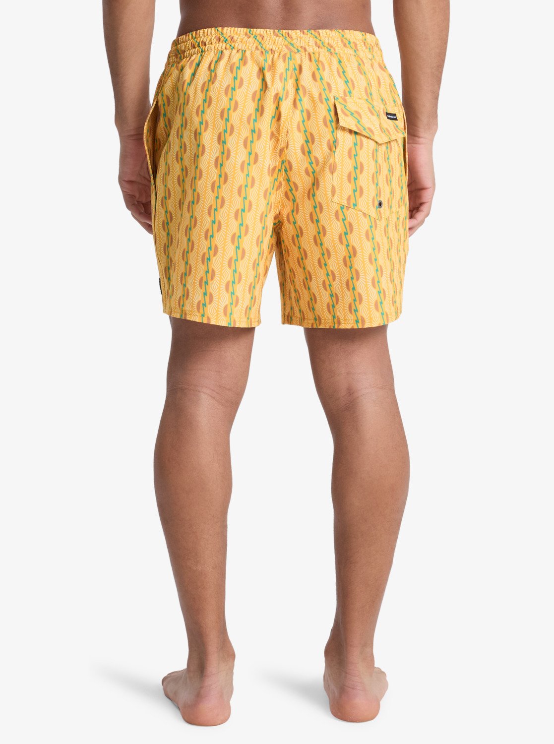Stretch Printed Volley - Heren Surf Performance Boardshort