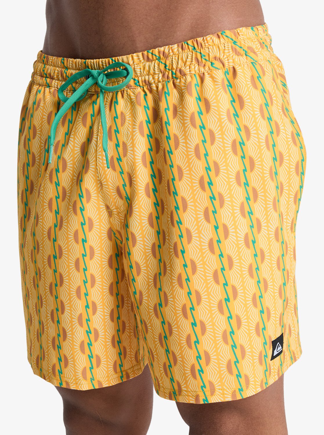 Stretch Printed Volley - Heren Surf Performance Boardshort