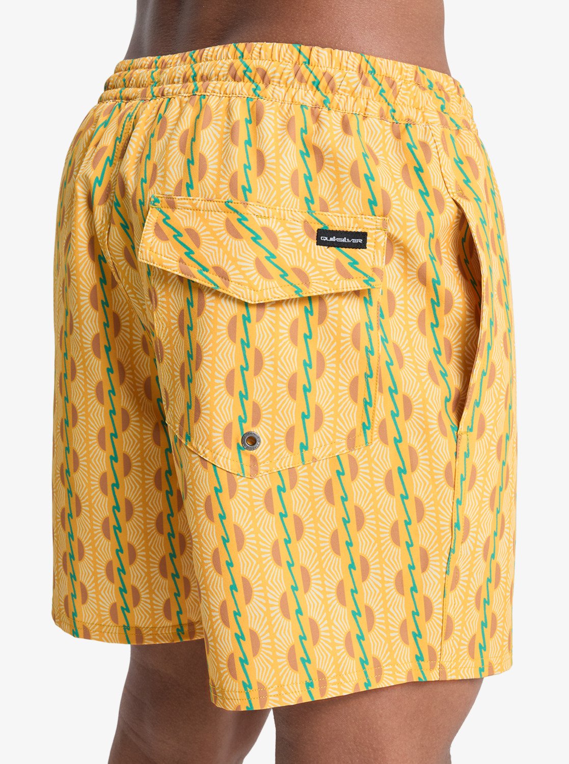 Stretch Printed Volley - Heren Surf Performance Boardshort
