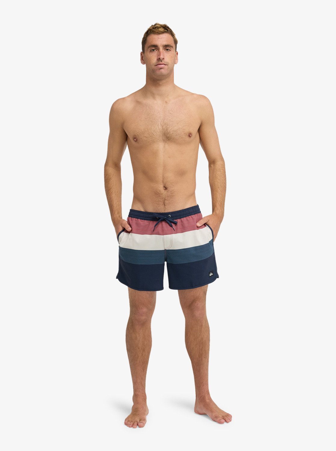 Quiksilver Stretch Scallop Volley 16 - Mens Surf Performance Boardshort