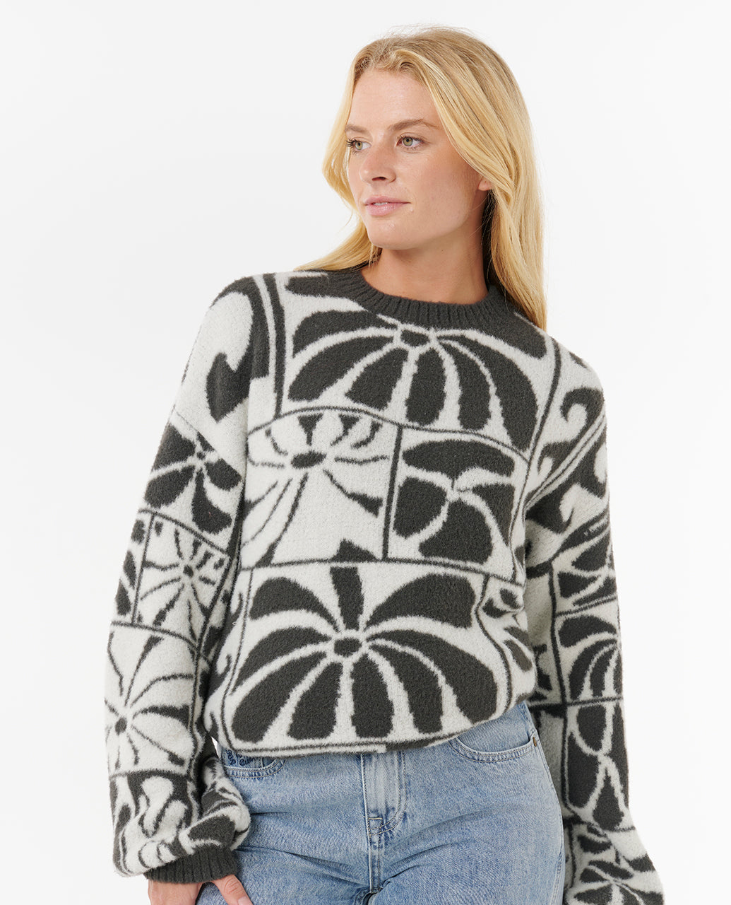 Rip Curl Aots-Ty Williams Jacquard Crew - Womens Surf Lifes