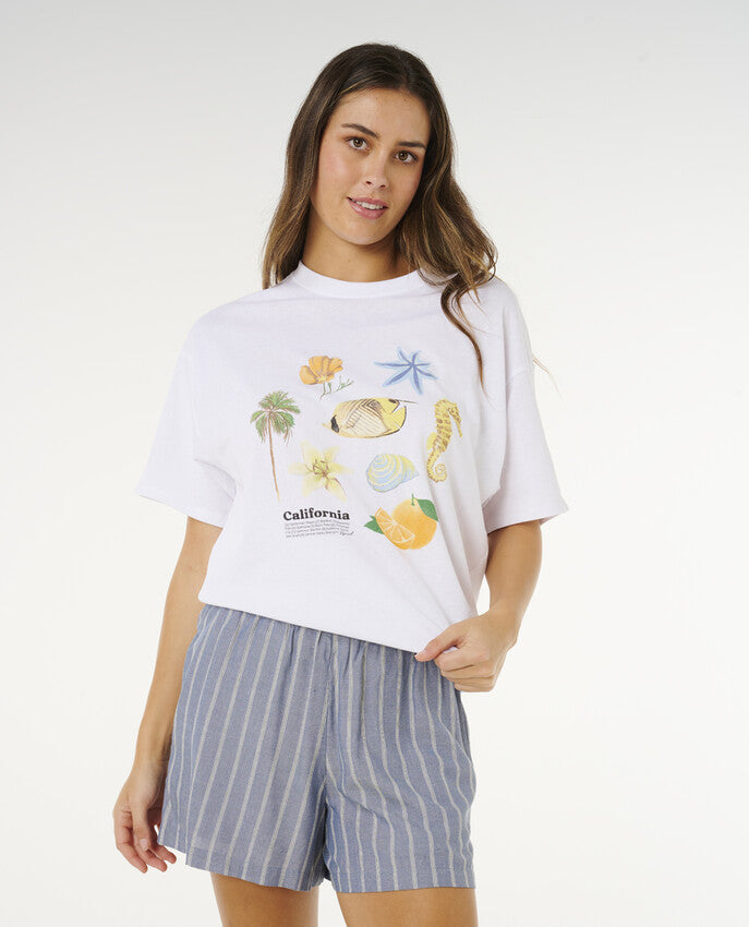 Rip Curl Beach Days Pinstripe Short For Women
