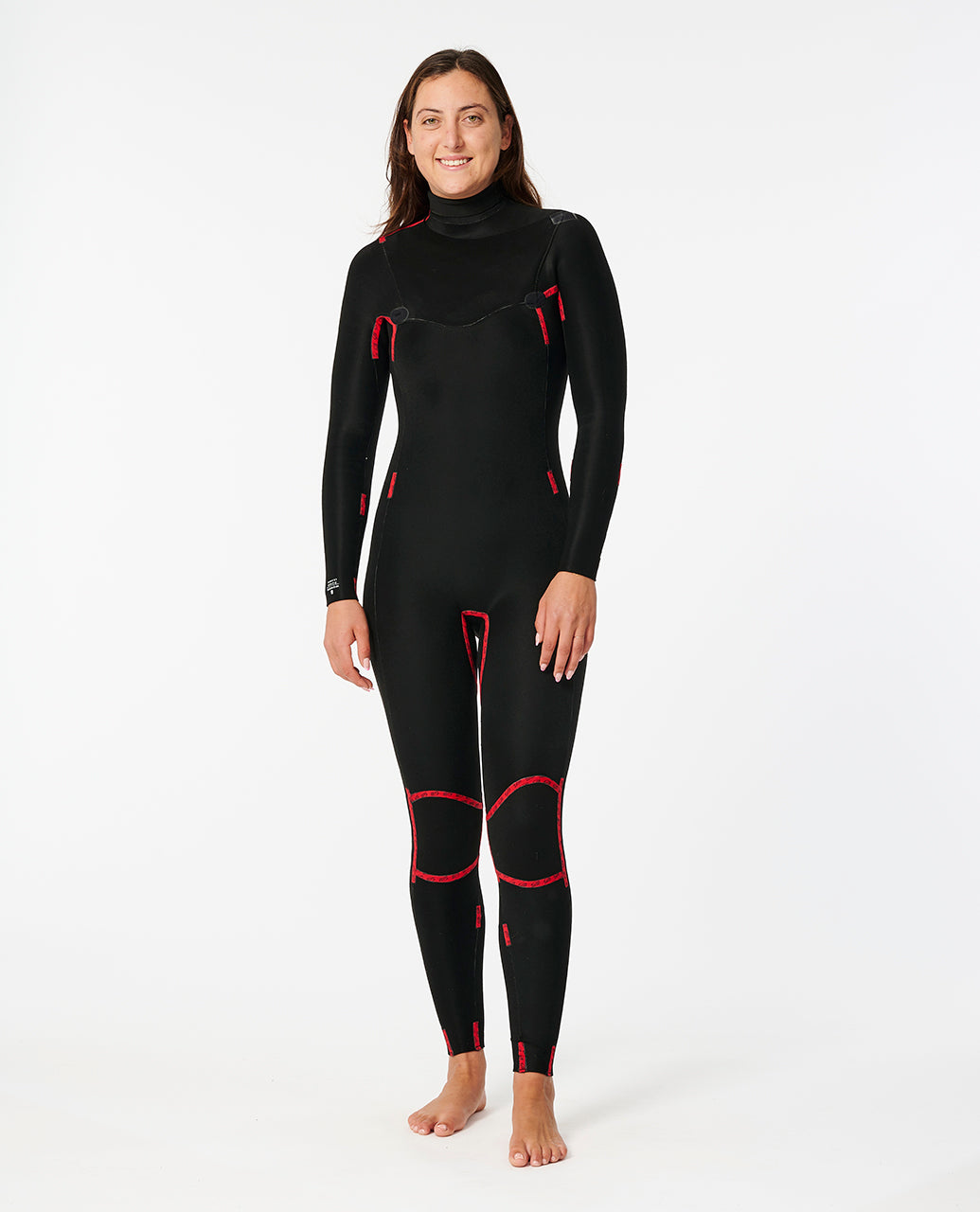 Dawn Patrol - 3/2mm Perf Wetsuit met Borstrits voor Dames