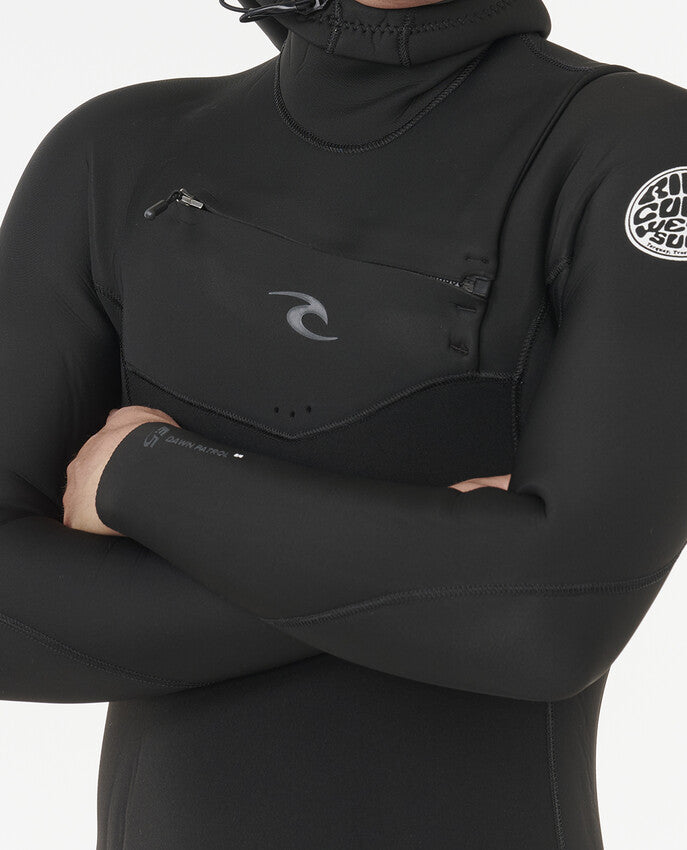 Dawn Patrol 5/4mm - Heren winter wetsuit met borstrits en capuchon