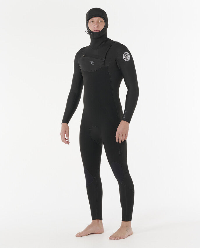 Dawn Patrol 5/4mm - Heren winter wetsuit met borstrits en capuchon