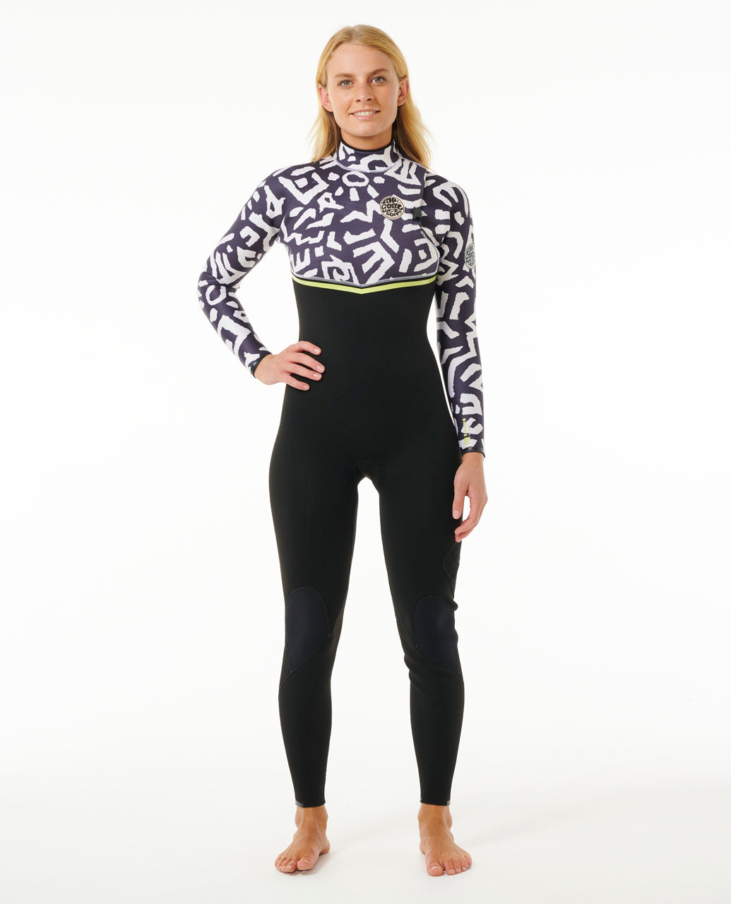 Rip Curl EBOMB 4/3mm GB - Womens Zip Free Sublime Wetsuit