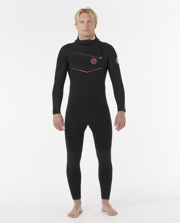 F-Bomb Fusion 5/4mm - Herren Winterneoprenanzug mit Brustreißverschluss und Kapuze