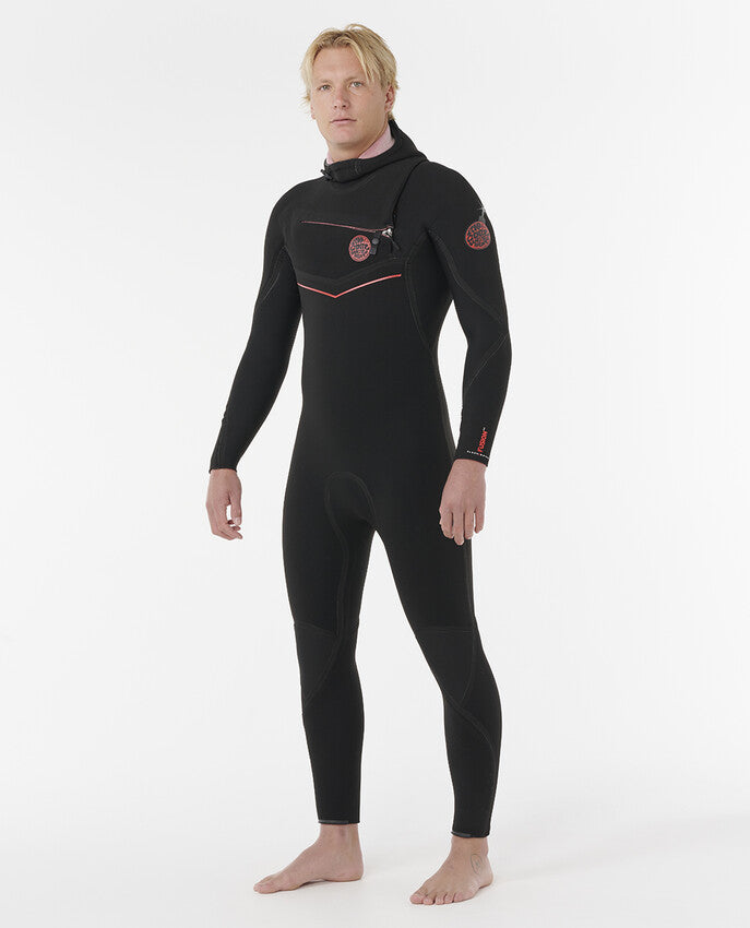 F-Bomb Fusion 5/4mm - Herren Winterneoprenanzug mit Brustreißverschluss und Kapuze