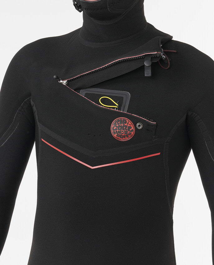 F-Bomb Fusion 5/4mm - Herren Winterneoprenanzug mit Brustreißverschluss und Kapuze