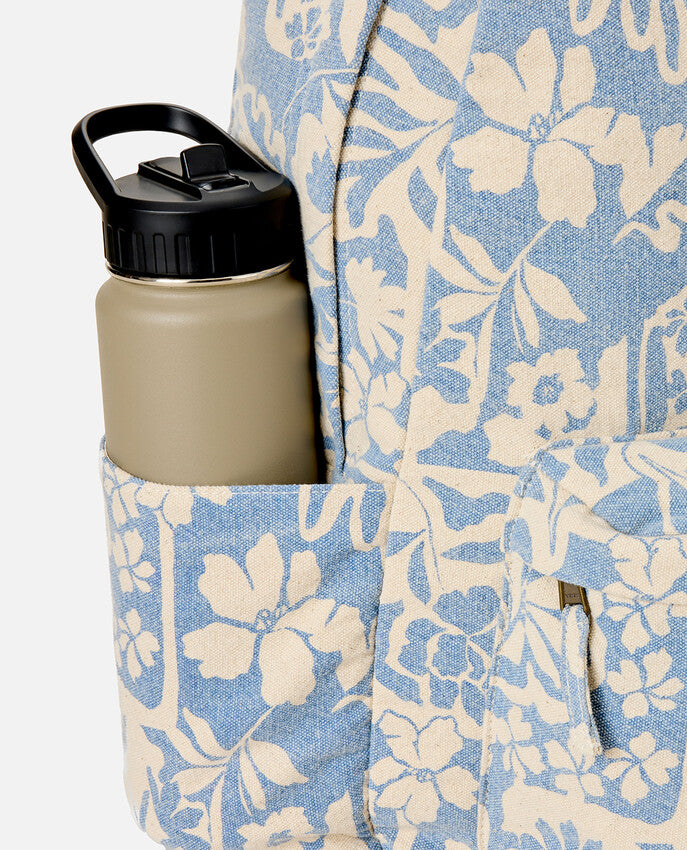 Mixed Canvas 18L Backpack For Women