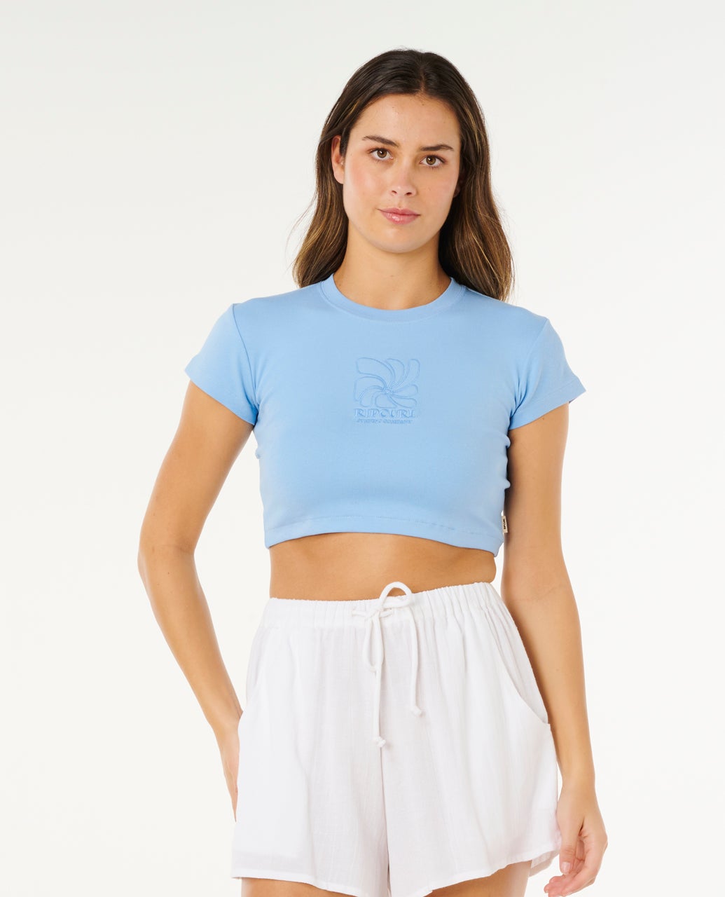 Rip Curl Pacific Coast Baby Short Sleeve T-shirt For Women