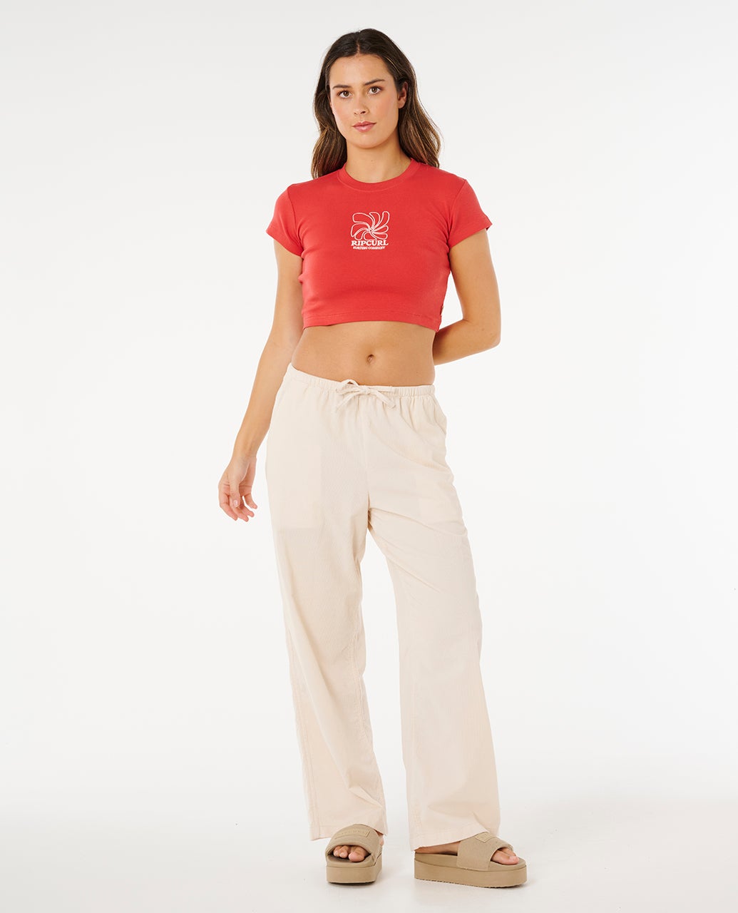Rip Curl Pacific Coast Baby Short Sleeve T-shirt For Women
