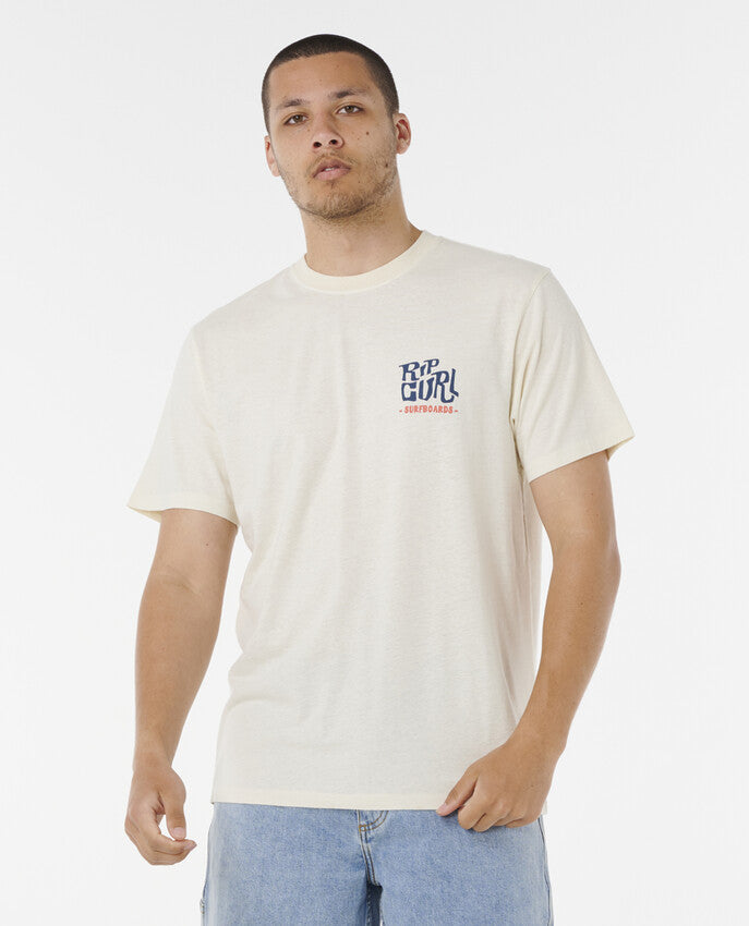 Shaper Address Tee - Heren Surf Lifestyle T-shirt met korte mouwen