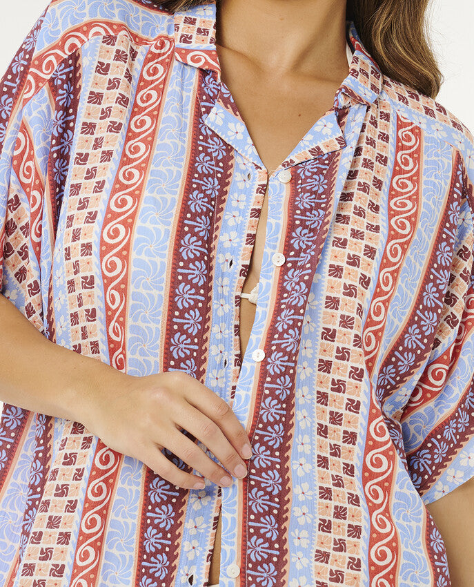 Rip Curl VenONEra Viscose Short Sleeve Shirt For Women