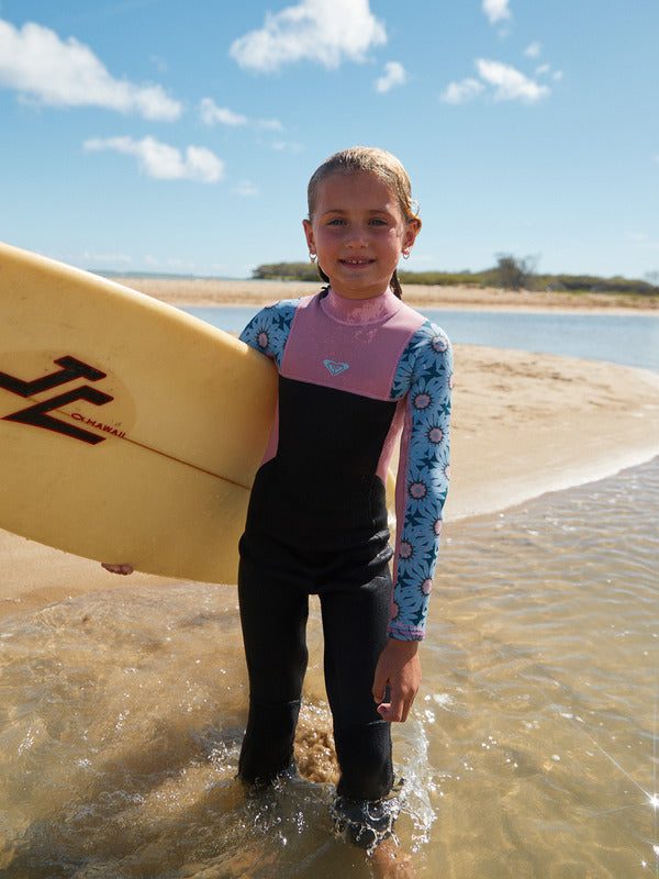 ROXY 3/2 Prologue Tny Bz Flck - Back Zip Wetsuit For Juvenile Girls