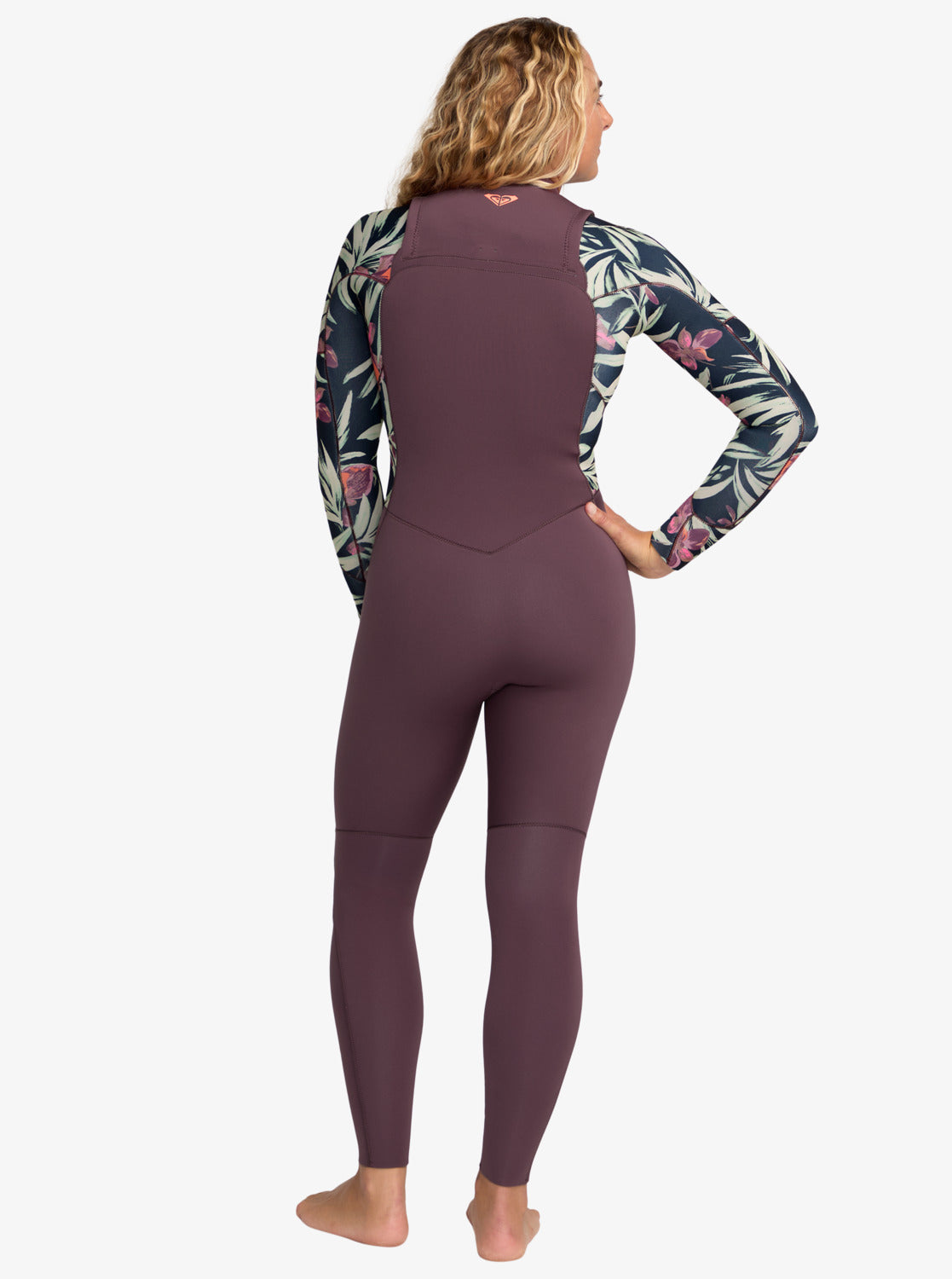 Roxy 4/3mm Swell Natural - Womens Front Zip Wetsuit