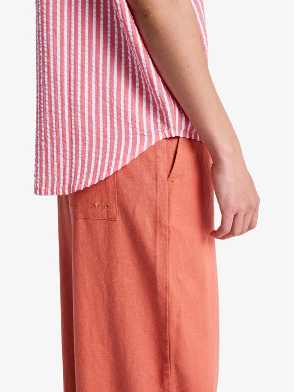 ROXY Beachy Nostalgia Stripe - Kurze Ärmel Shirt Für Damen