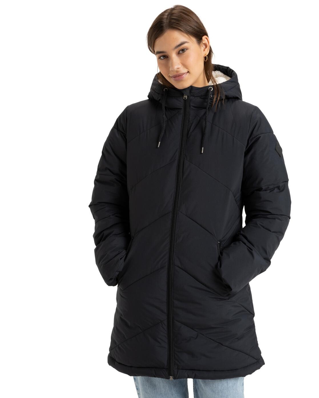 Better Weather - Lange capuchon-puffjas voor dames