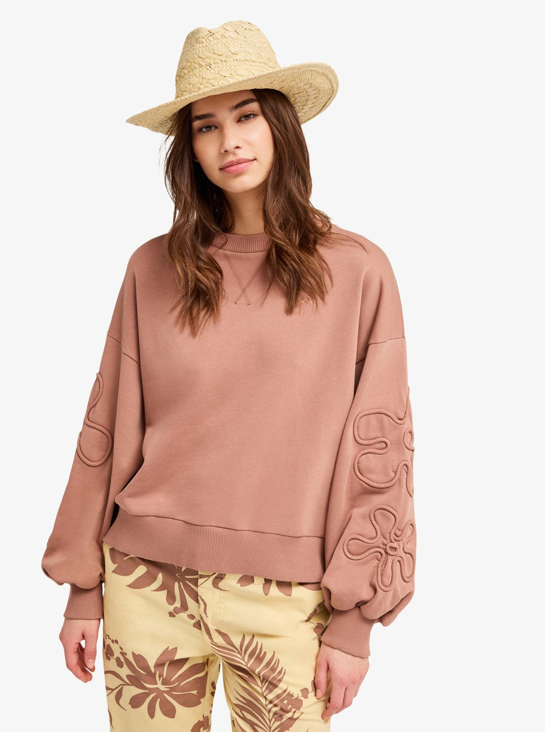 Flower Song - Oversized Sweatshirt Voor Dames