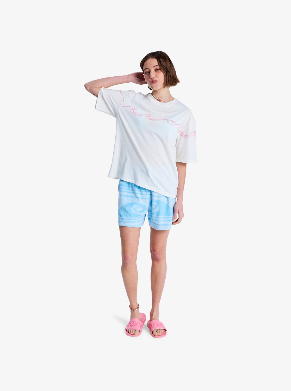ROXY Hangloose Placed - Kurze Ärmel T-Shirt Für Damen