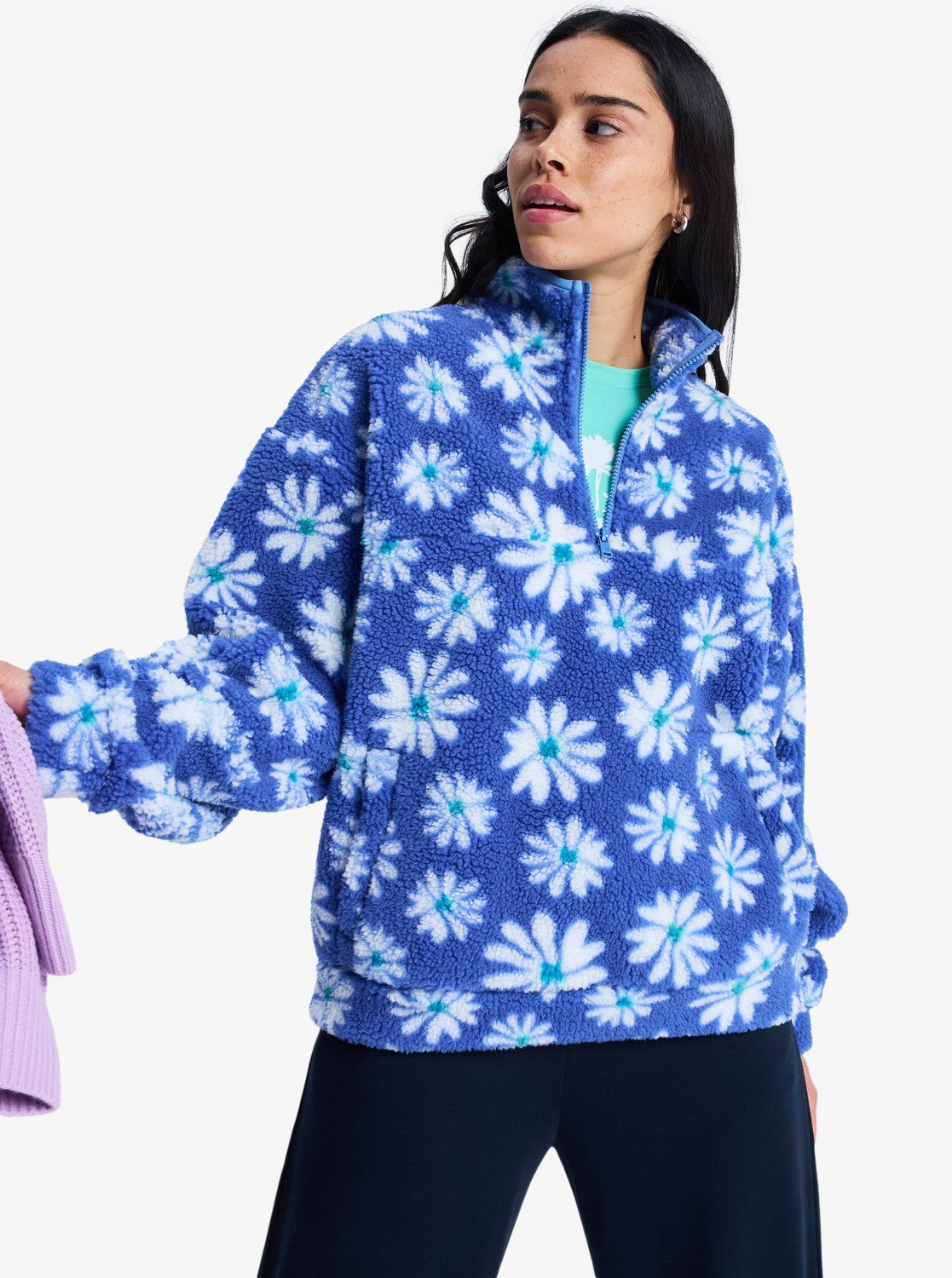 Jive Talking Bonded - Half-Zip Polar Fleece voor Dames