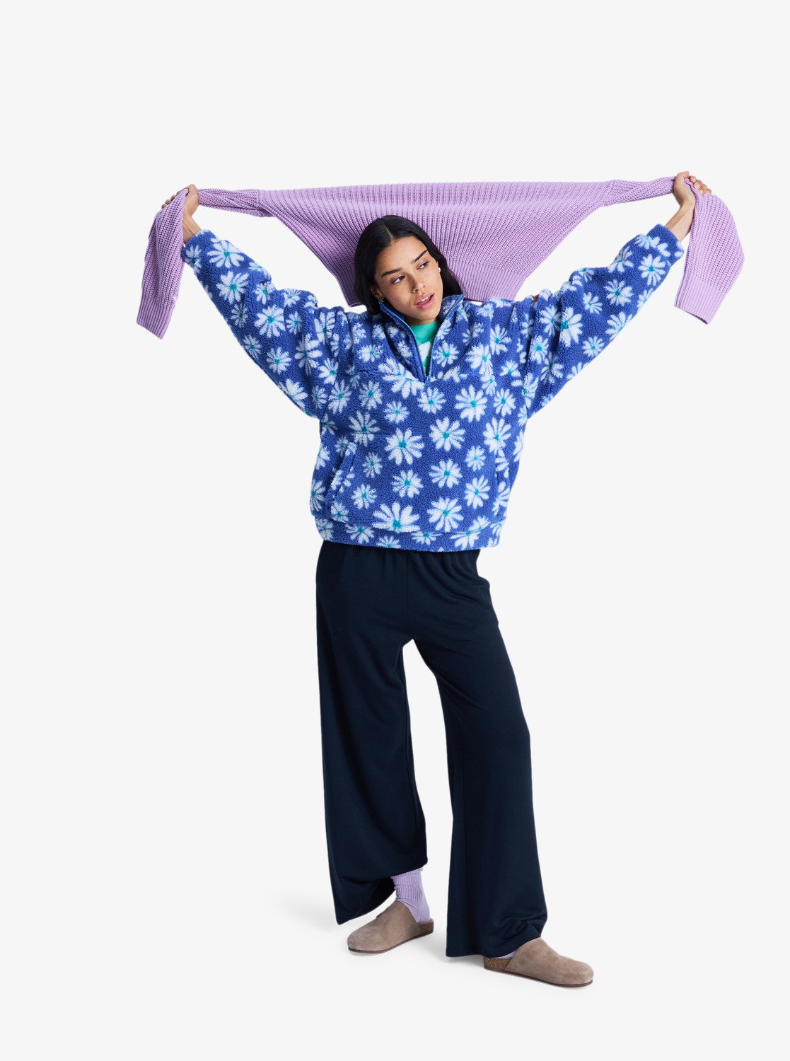 Roxy Jive Talking Bonded - Half-Zip Polar Fleece for Women