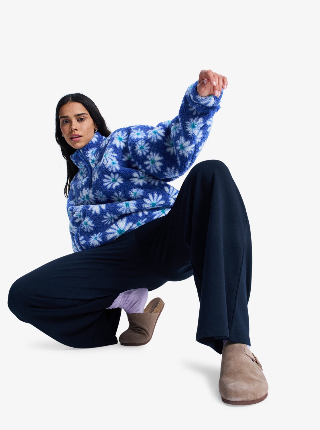 Roxy Jive Talking Bonded - Half-Zip Polar Fleece for Women