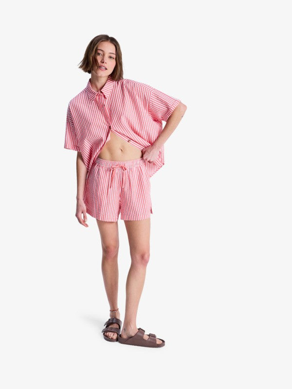ROXY Lekeitio Break High Stripe - Strand Shorts Für Damen