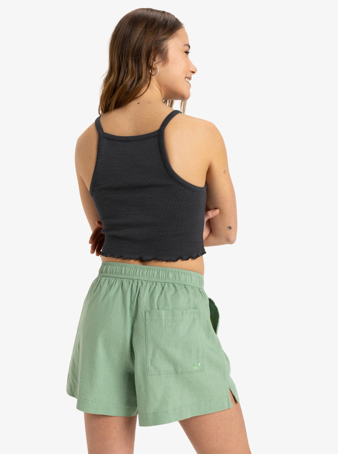ROXY Lekeitio Break Mid - Elastische Strand Shorts Für Damen