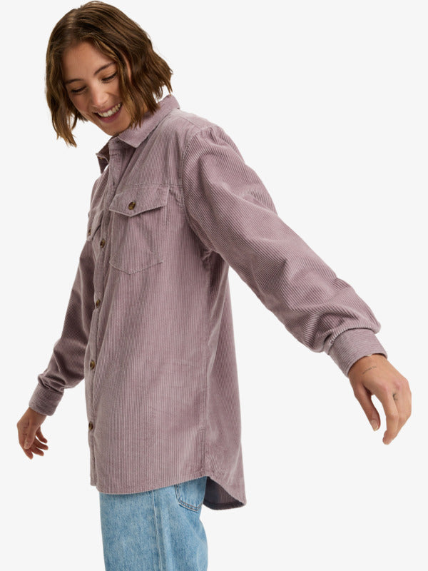 ROXY Let It Go Cord - Langarmshirt für Frauen