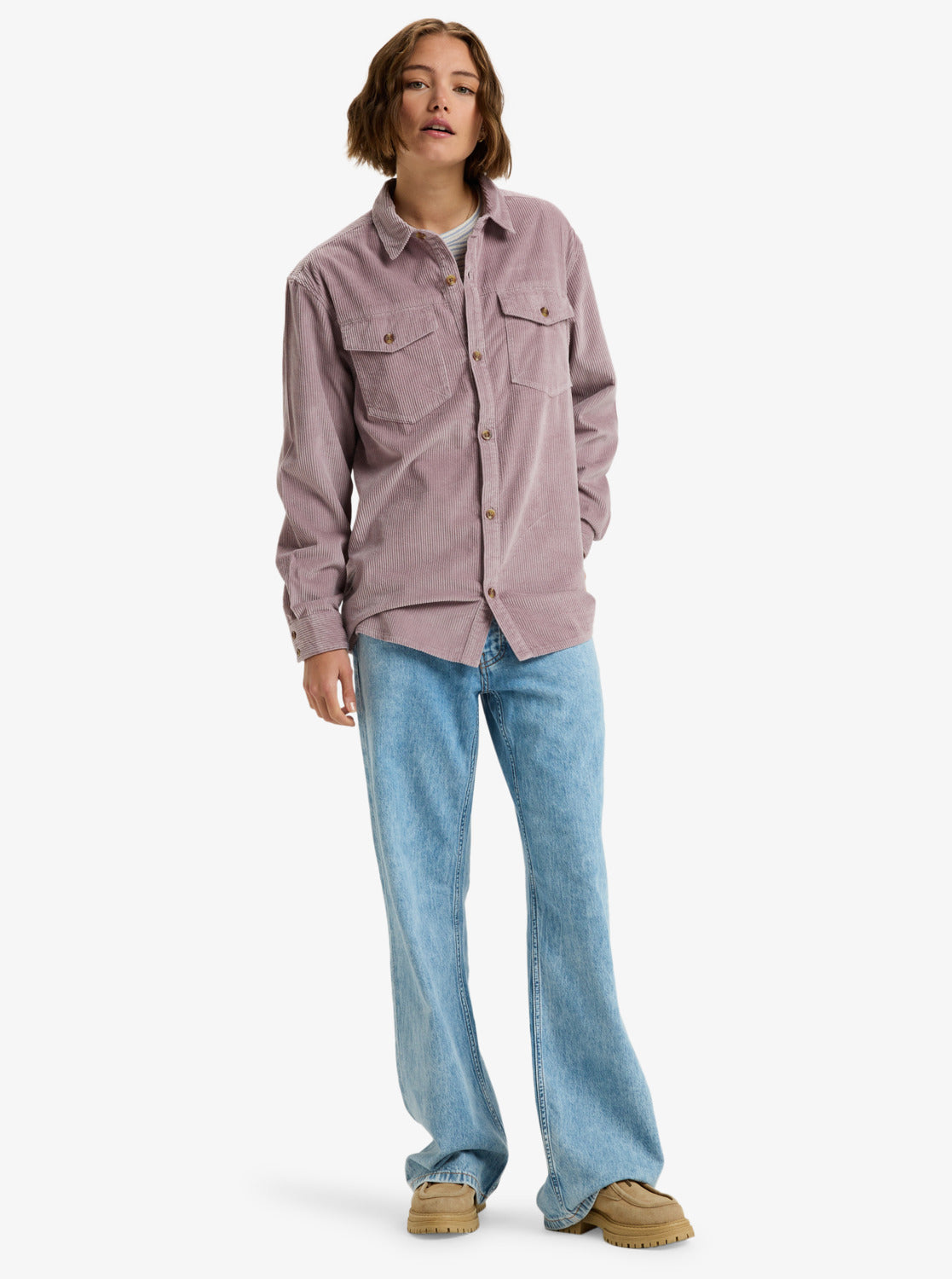 ROXY Let It Go Cord - Langarmshirt für Frauen